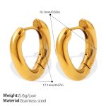 color: EH1351G Gold Earrings