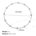 color: SZ183 Silver Bangle