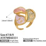 color: A597-Gold Ring / size: US 7