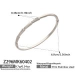 color: Z296-Steel Color Bangle