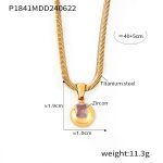 color: P1841-Gold June Light Purple Zircon