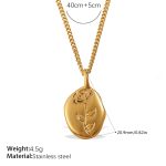 color: XL830G Gold Necklace