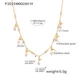 color: P2019-Freshwater Pearl Necklace
