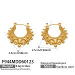 color: F944-Gold Earrings