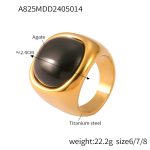 color: A825-Gold Ring / size: US 6