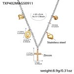 color: TXP402-Mixed Color diy Necklace 41+5cm