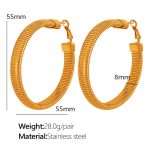 color: 8mm Width EH357 Gold