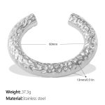 color: SZ302S13MM Silver Bangle