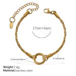 color: SL249G Gold Bracelet