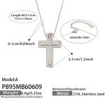 color: P895-A Style Steel Color Necklace 40.5+5cm