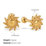 color: EH1216G Piercing Stud Earrings