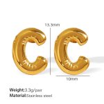 color: EH860GC Gold Earrings