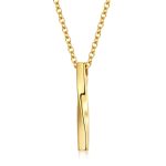 color: Gold Twist + Curb Chain 60cm Chain