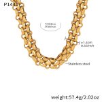 color: P1441-Gold Necklace