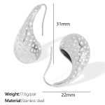 color: EH91 Silver Earrings