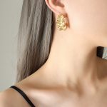 color: F219-Gold Earrings