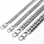 color: 6mm Wide Square Buckle / size: 17cm Bracelet Stainless Steel