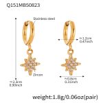 color: Q151-Gold Earrings