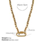 color: XL684G Gold Necklace