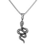 color: Snake + Stainless Steel Chain