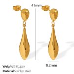 color: EH857G Gold Earrings