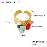 color: A329-Gold Ring / size: US 7