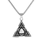 color: Triangle + Stainless Steel Chain