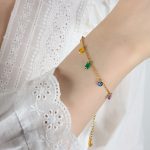 color: E395-Gold Bracelet 15+5cm