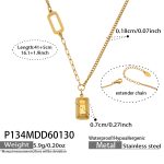 color: P134-GOLD Letter Style