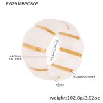 color: E679-White Bangle Diameter 60mm