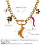 color: XL671G1 Gold Necklace