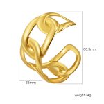 color: Size 51 Gold Bangle