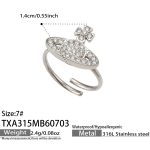 color: TXA315-Zircon Planet Steel Color Ring