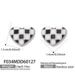 color: F034-Steel Color Earrings
