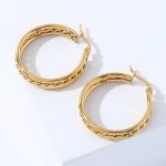 Simple Earrings New Temperament Design Ins Advanced Cold Earrings for Women Elegant