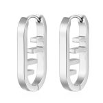 color: Multi Layer Oval Ear Cuff Steel Color MS-592