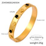 color: Z045-Gold-Black Bangle