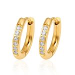 color: MS-860 White Zircon 2.5*8MM 1 Pair