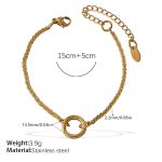 color: SL268G Gold Bracelet