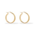color: 3-in-1 Round 30MM Earrings Gold MS-031
