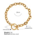 color: SL117G Gold Bracelet