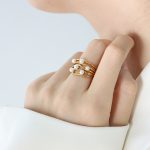 color: A463-Gold Ring / size: US 7