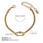 color: SL278G Gold Bracelet