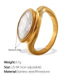 color: JZ151G6 Gold Ring