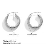 color: EH1336S Silver Earrings