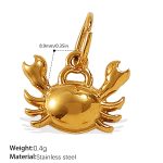 color: PJ907G Gold Pendant