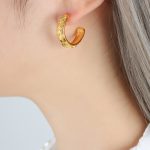 color: F782-Gold Earrings