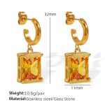 color: TPEH03G Gold Earrings