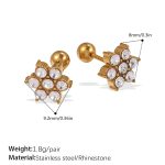 color: EH1376WEG Piercing Stud Earrings
