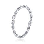 color: Twisted Wire Ring Steel Color / size: US 6
